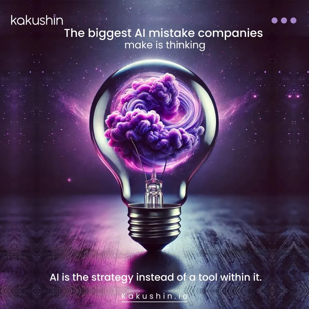 Kakushin — The studio's own voice on AI and startups